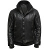 Men's Black Genuine Leather Biker Jacket
