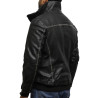 Men's Black Genuine Leather Biker Jacket