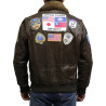 leather-bomber-sheepskin-shearling-jacket Mens-a2-aviator-flying