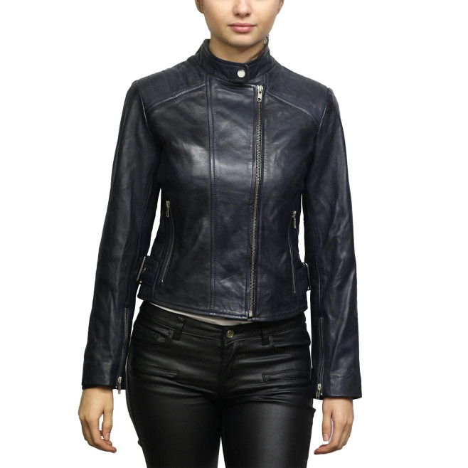 Skinnjakke dame | Ekte Lamme Skinnjakke For Dame