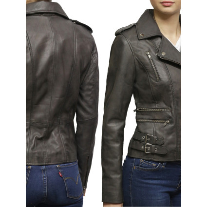 Leather Jacket Womens | Real Soft Nappa Lamb Leather Jacket For Women 
