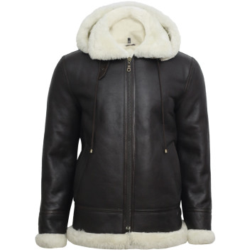 Skinnjakke menn | Ekte saueskinn Skinnjakke For menn