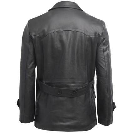 Mens Black  Military Style Real Vintage Jacket BNWT - Adlar 