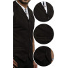Mens Leather Waistcoat From Smooth Exclusive Goat Suede Classic Smart Brown Leather Waistcoat