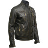 Leather Jacket Mens | Real Soft Nappa Lamb Leather Jacket For Men Vintage
