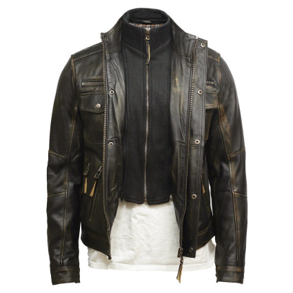 Leather Jacket Mens | Real Soft Nappa Lamb Leather Jacket For Men Vintage