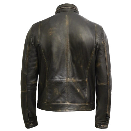 Leather Jacket Mens | Real Soft Nappa Lamb Leather Jacket For Men Vintage