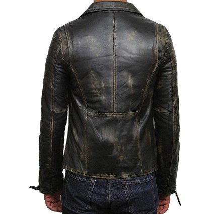 Leather Jacket Mens | Real Soft Nappa Lamb Leather Jacket For Men Vintage