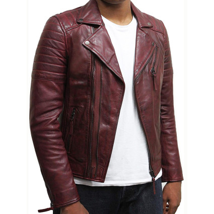 Leather Jacket Mens | Real Soft Nappa Lamb Leather Jacket For Men 