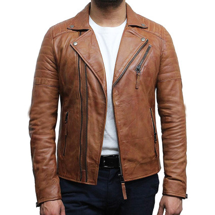 Leather Jacket Mens | Real Soft Nappa Lamb Leather Jacket 