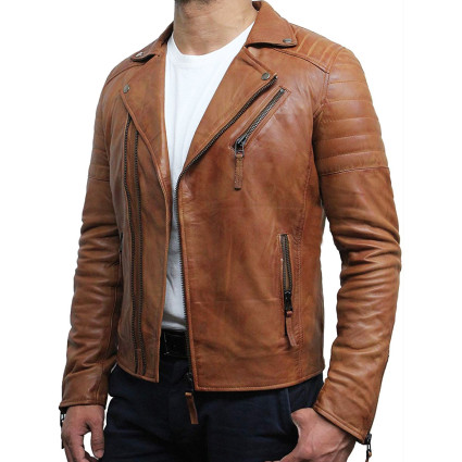 Leather Jacket Mens | Real Soft Nappa Lamb Leather Jacket 