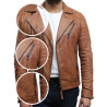 Leather Jacket Mens | Real Soft Nappa Lamb Leather Jacket 