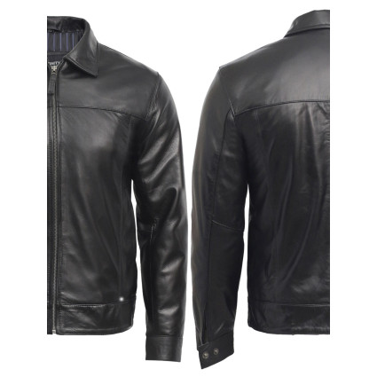Leather Jacket Mens | Real Suede Goatskin Leather Jacket For Men