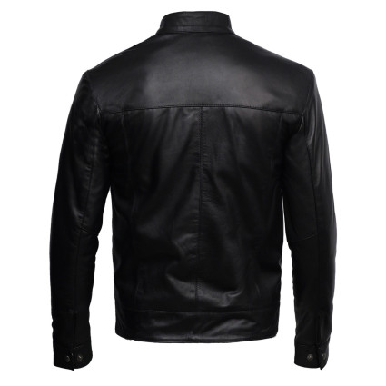 Leather Jacket Mens | Real Soft Nappa Sheep Leather Jacket For Men