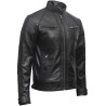 Leather Jacket Mens | Real Soft Nappa Lamb Leather Jacket For Men Distressed