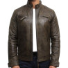 Leather Jacket Mens | Real Soft Nappa Lamb Leather Jacket For Men Distressed