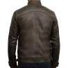 Leather Jacket Mens | Real Soft Nappa Lamb Leather Jacket For Men Distressed