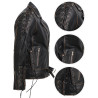 Men's Leather Biker Jacket  - Efron