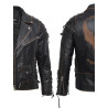 Men's Leather Biker Jacket  - Efron