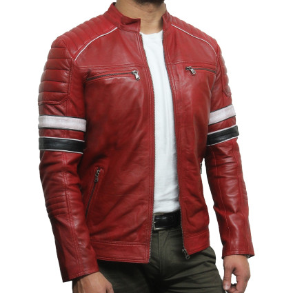 Leather Jacket Mens | Real Soft Nappa Lamb Leather Jacket For Men