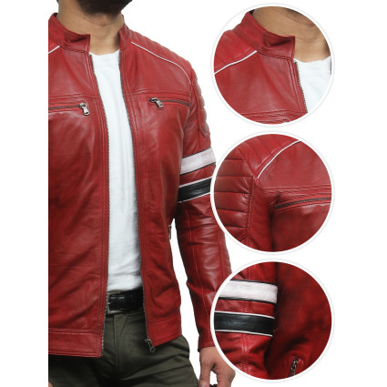 Leather Jacket Mens | Real Soft Nappa Lamb Leather Jacket For Men