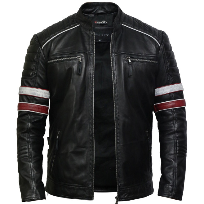 Leather Jacket Mens | Real Soft Nappa Lamb Leather Jacket For Men