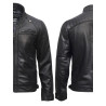Leather Jacket Mens | Real Soft Nappa Lamb Leather Jacket For Men Distressed