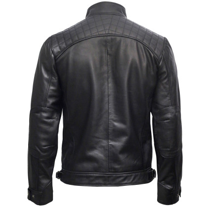 Leather Jacket Mens | Real Soft Nappa Lamb Leather Jacket For Men Distressed