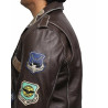 Mens Black Biker Leather Jacket - Safari 