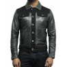 Leather Jacket Mens | Real Soft Nappa Lamb Leather Jacket For Men Distressed