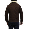 Leather Bomber Jacket Mens | Real Suede Goat Leather Jacket