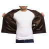 Leather Bomber Jacket Mens | Real Suede Goat Leather Jacket