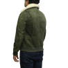 Leather Bomber Jacket Mens | Real Suede Goat Leather Jacket