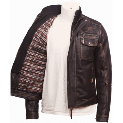 Leather Jacket Mens | Real Soft Nappa Lamb Leather Jacket For Men Vintage