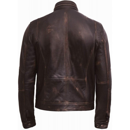 Leather Jacket Mens | Real Soft Nappa Lamb Leather Jacket For Men Vintage