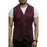 Mens Leather Waistcoat From Smooth Exclusive Goat Suede Classic Smart Black Leather Waistcoat