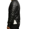 Leather Bomber Jacket Mens | Real Soft Cowhide Leather Jacket