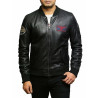 Leather Bomber Jacket Mens | Real Soft Cowhide Leather Jacket