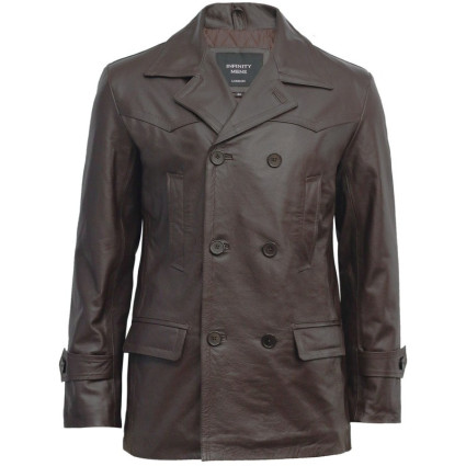 Mens Black  Military Style Real Vintage Jacket BNWT - Adlar 