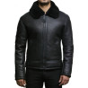 leather-bomber-sheepskin -shearling-jacket Mens-b3-aviator-flying