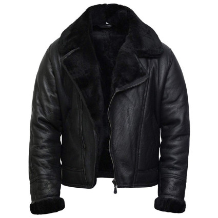 leather-bomber-sheepskin-shearling-jacket Mens-b3-aviator-flying