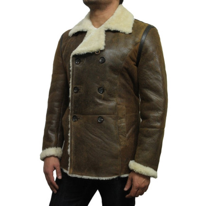 Men's shearling sheepskin jacket - Aahad