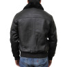 Men's Black Biker Jacket-Albert