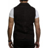 Mens Leather Waistcoat From Smooth Exclusive Goat Suede Classic Smart Green Leather Waistcoat