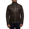 Genuine lambskin leather jacket for male toronto
