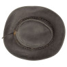 Cowboy Aussie Real Leather Hat Australian Black Western Outback Bush Hat