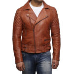 Men’s Genuine Stylish Lambskin Leather Jacket