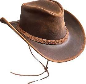Unisex Handcrafted Western Shapeable Wide Brim Durable Cowboy Outback Hat